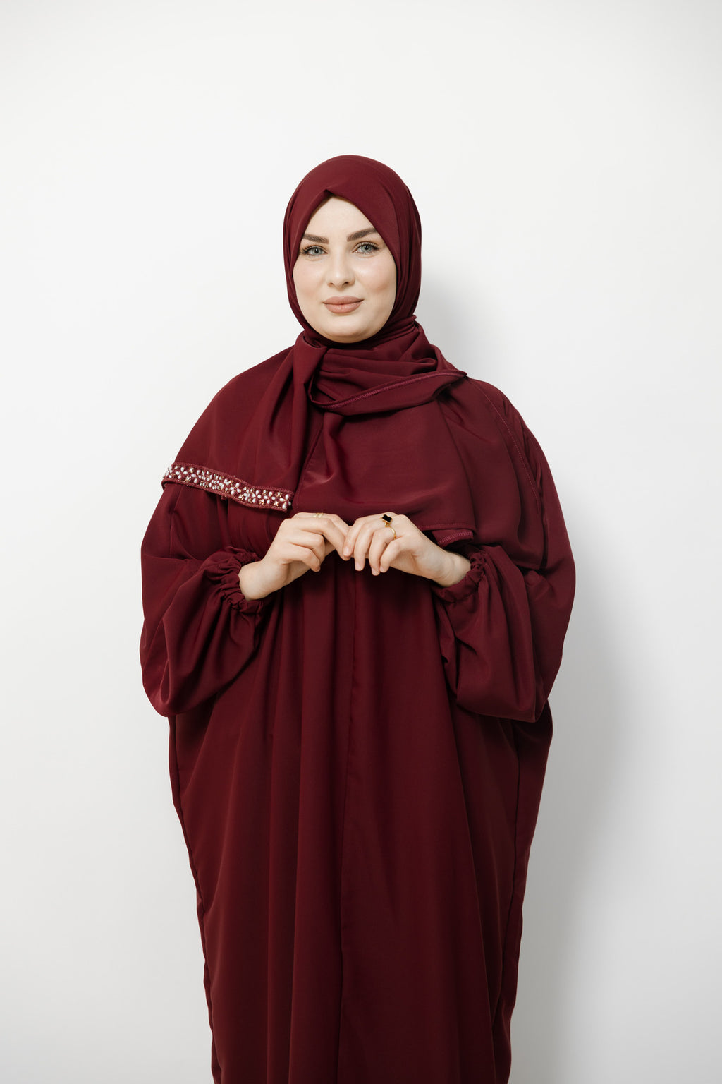 Abaya Salat Rouge