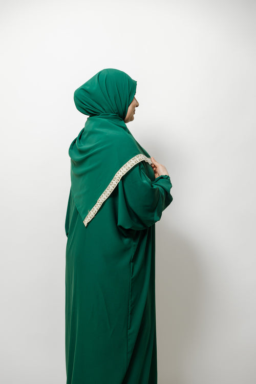 Abaya Salat Vert