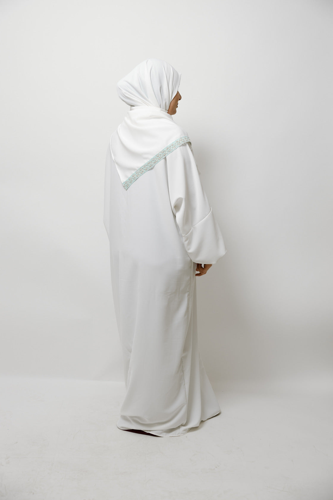 Abaya Salat Blanc