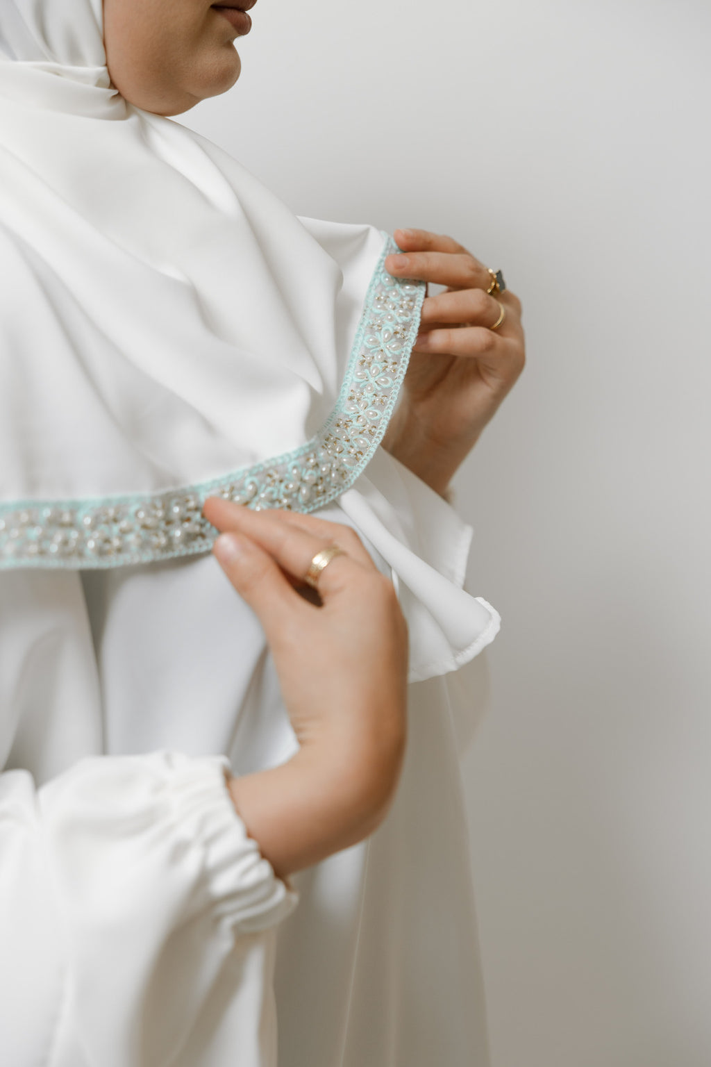Abaya Salat Blanc